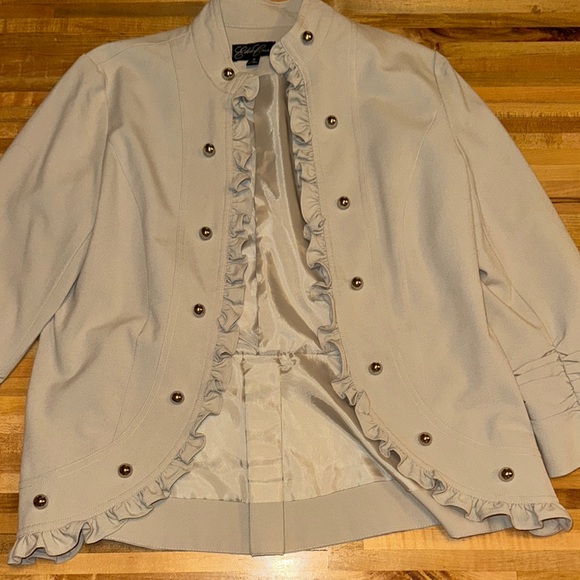 Eden Court Ruffled Blazer M - Picture 1 of 9